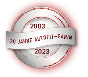 Logo 20 Jahre AUTOFIT Farin